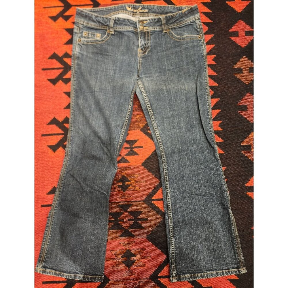 Vintage Wet Seal Women's Mid-Rise Bootcut Jeans Size 11 Stretch Denim